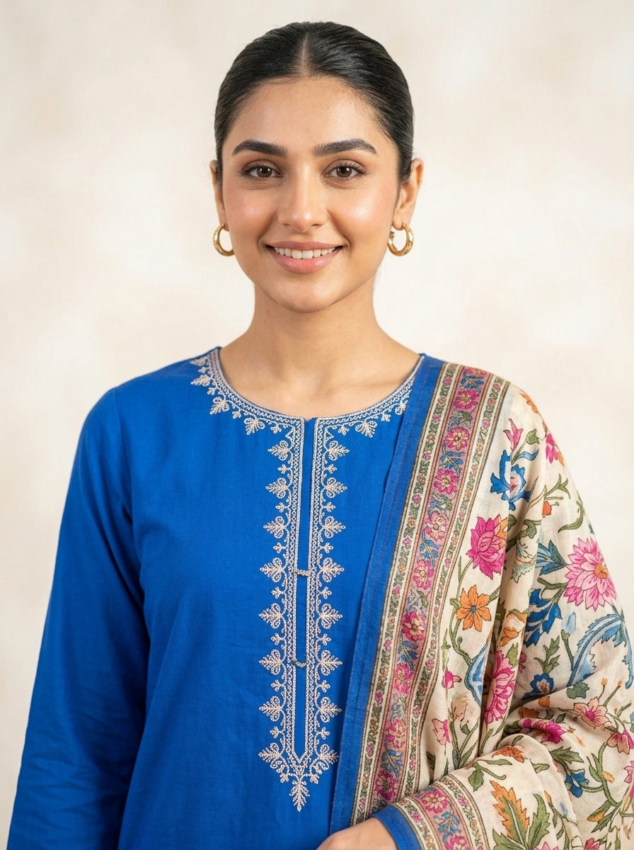Aura - Printed Lawn 2PC