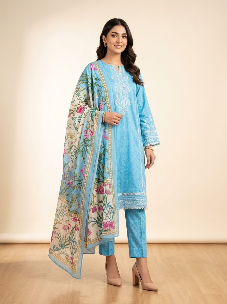 Noor - Printed Lawn 2PC