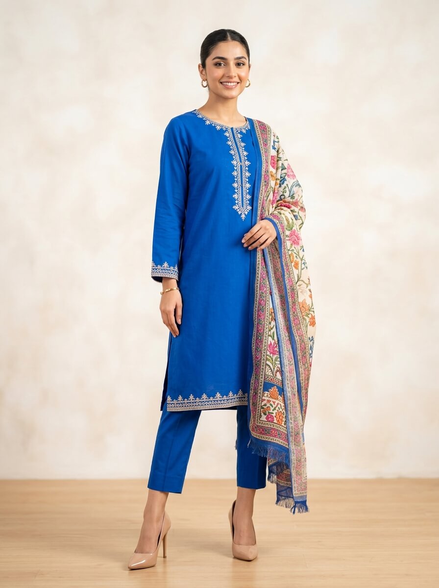 Aura - Printed Lawn 2PC
