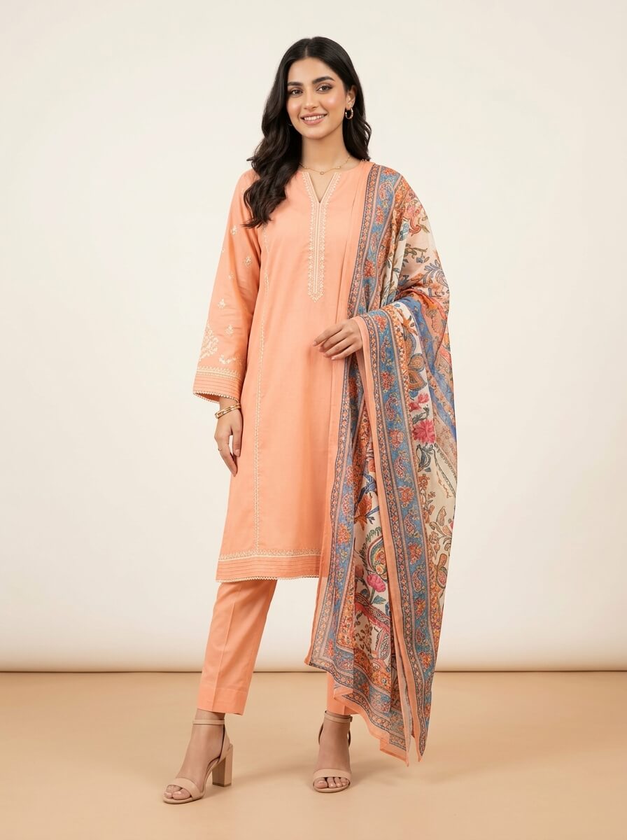 Zinnia - Printed Lawn 2PC